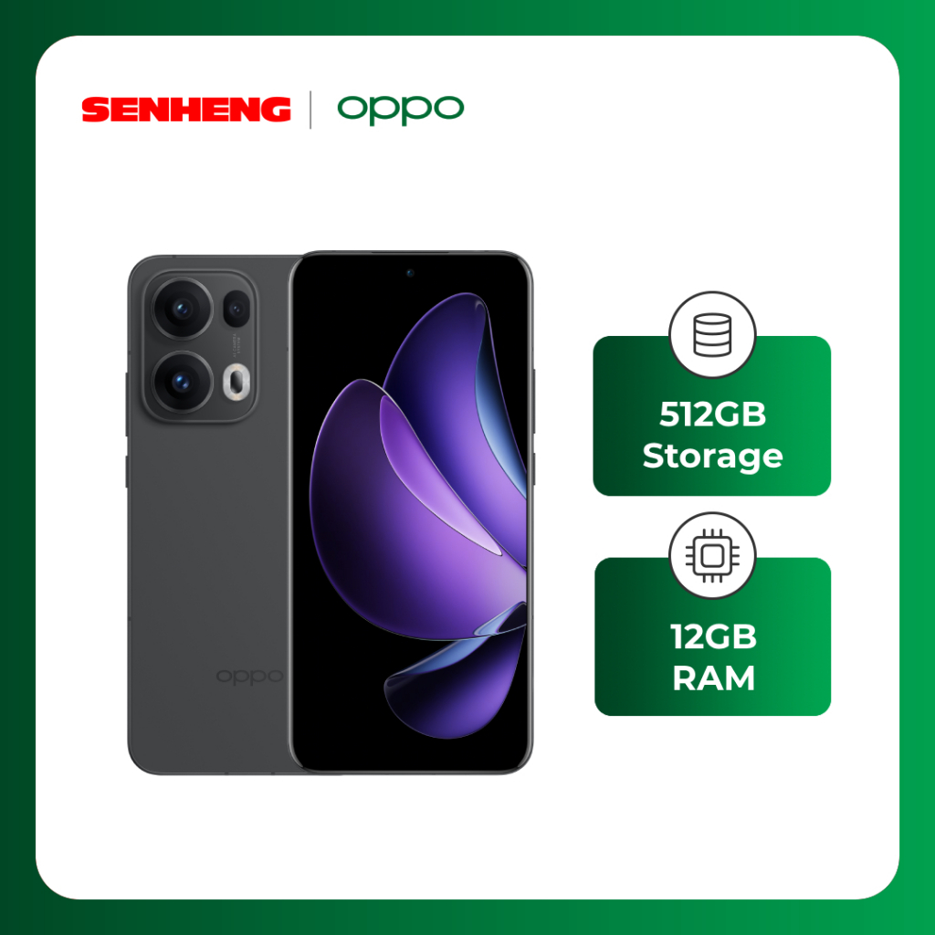 OPPO Reno13 Pro 5G (12+512) Smartphone Graphite Grey/Plume Purple ...