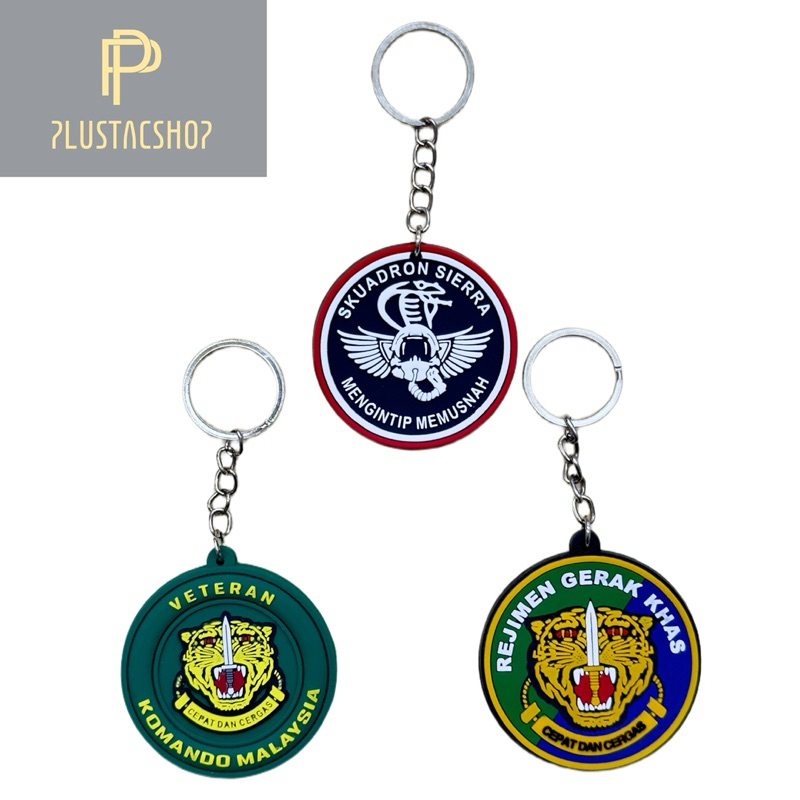 Keychain Getah Taktikal (3) | Shopee Malaysia