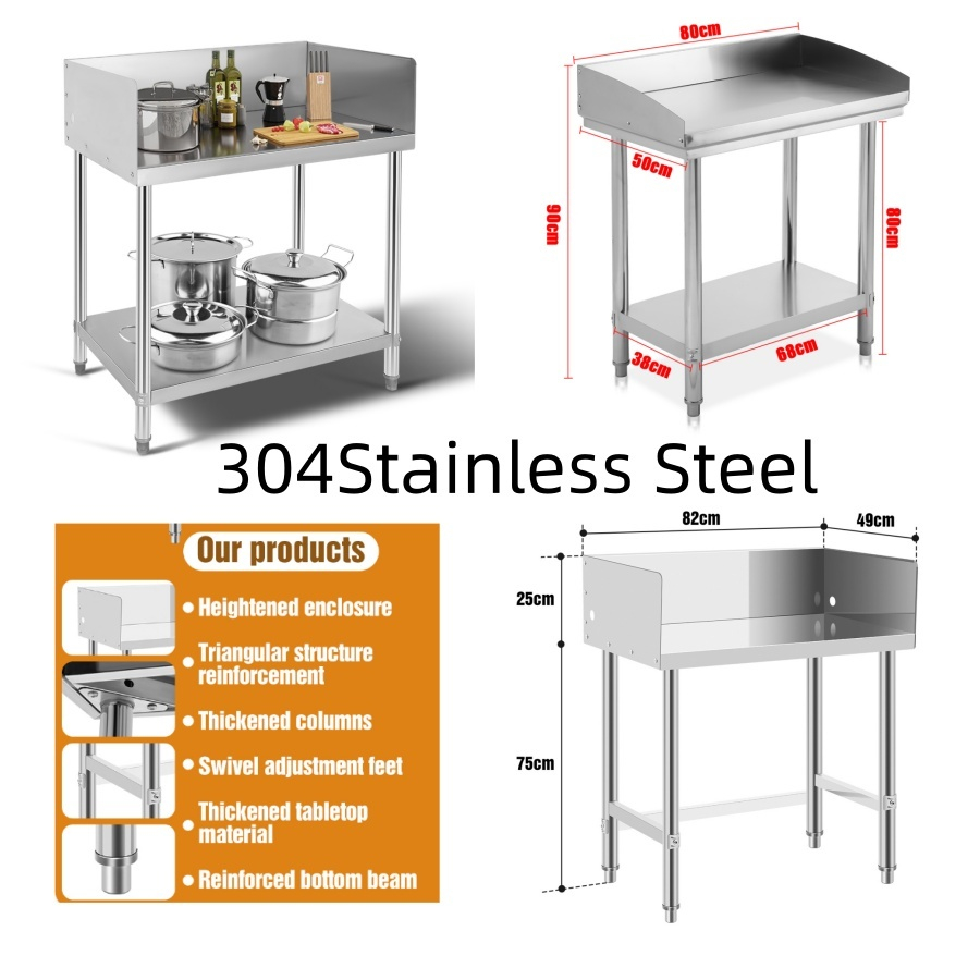 Stainless Steel Kitchen Stove Rack Working Table Gas Rack Cooking Table ...