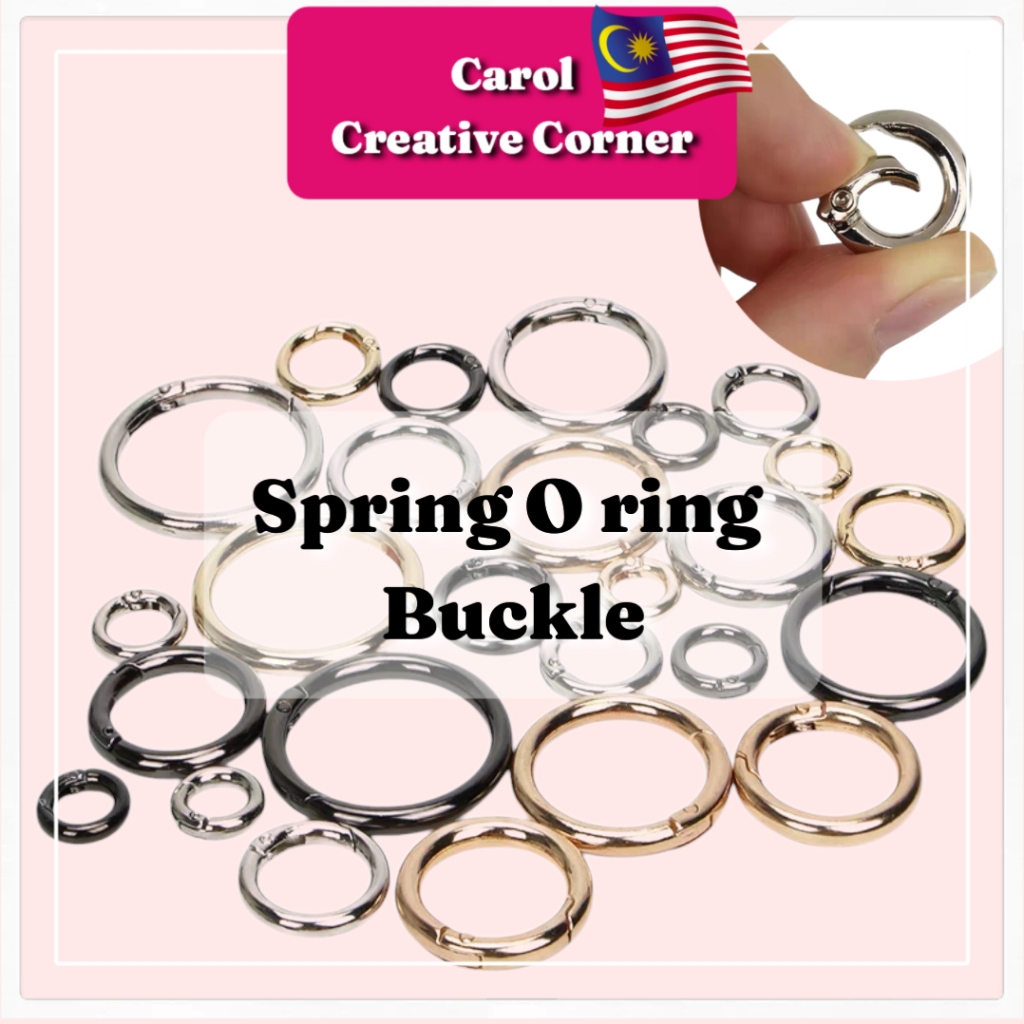 1pc Open O Ring Spring Buckle Gantung Kunci O Ring Key Ring Handbag Bag ...