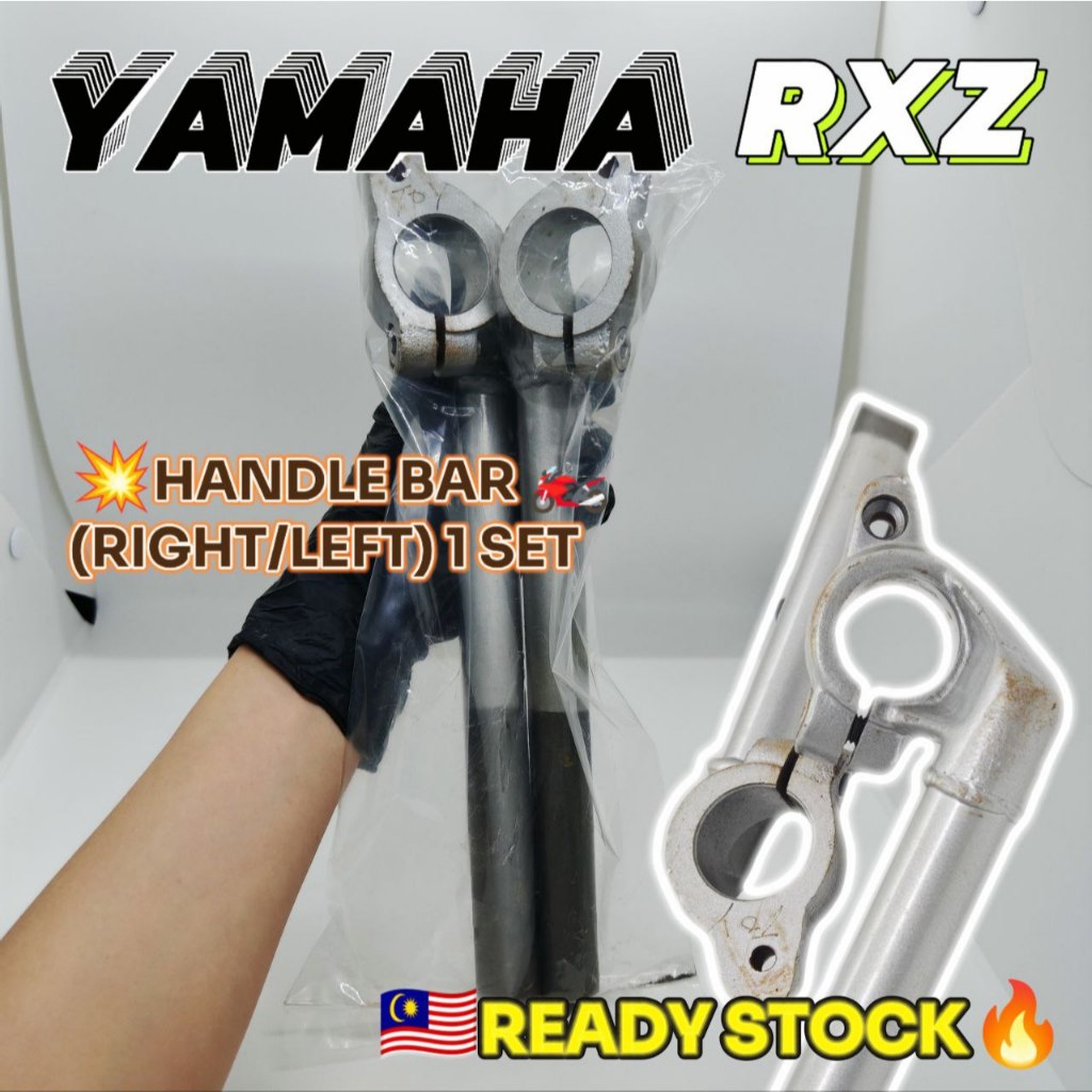 Yamaha RXZ - Handle Bar (Set) Pemegang Stang (Kanan/Kiri) (Left/Right ...