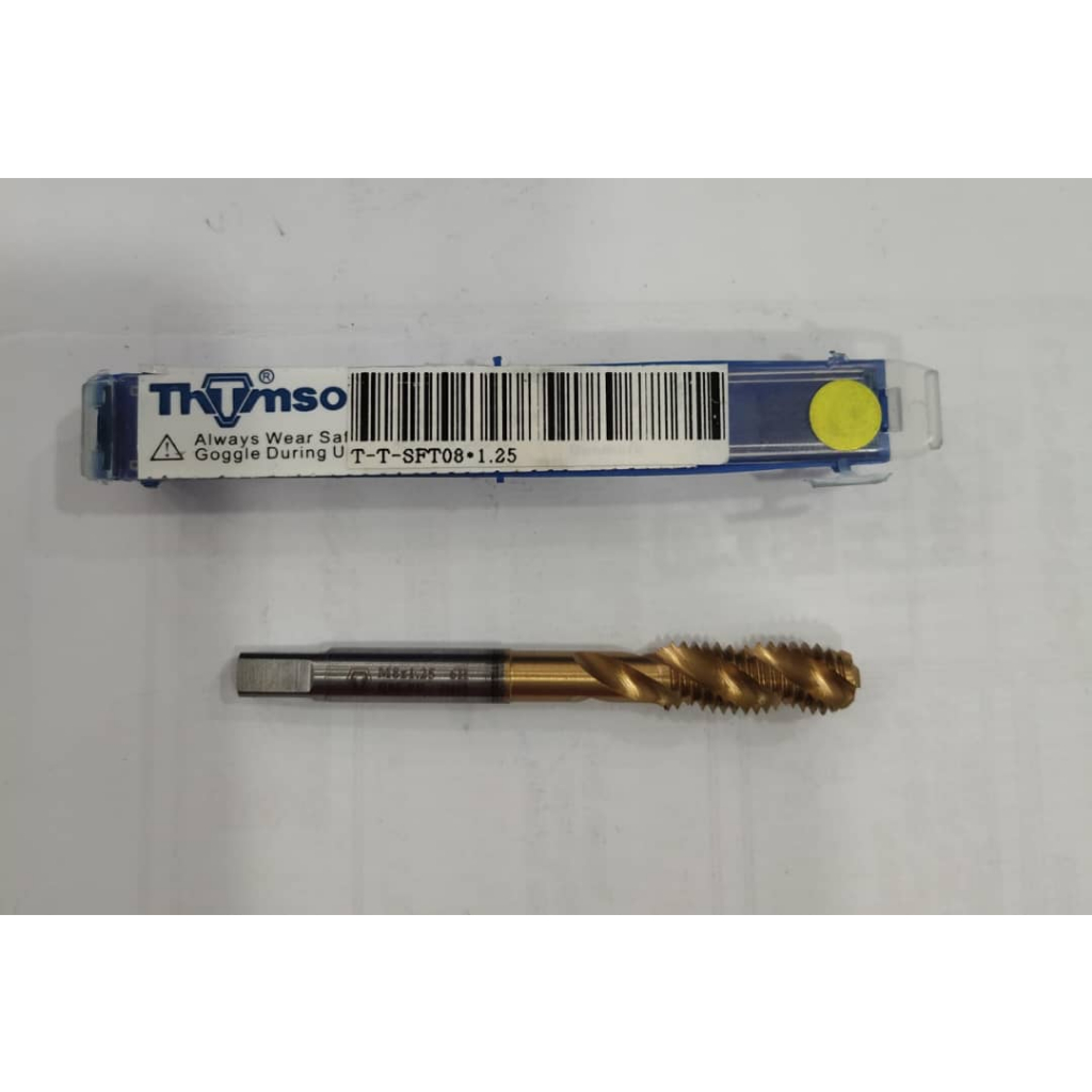 THOMSON J301T SPIRAL FLUTED TAPS - T-T-SFT08*1.25 (TIN) | Shopee Malaysia