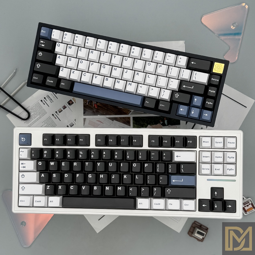 [LOCAL STOCK] Arctic Keycap ABS Double Shot Cherry Blue Keycaps AiFei ...