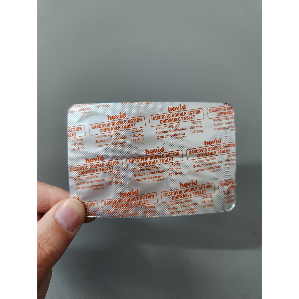 Hovid Gascovid Double Action chewable tab 6's/stp | Shopee Malaysia