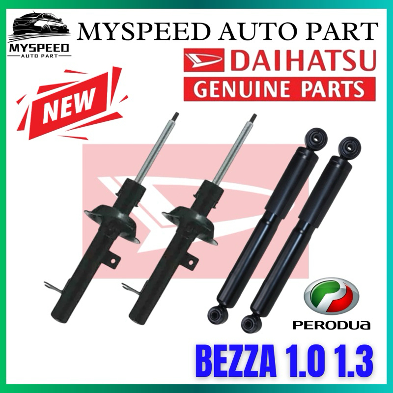 PERODUA BEZZA 1.0 1.3 DAIHATSU GENUINE PARTS FRONT AND REAR SHOCK ...