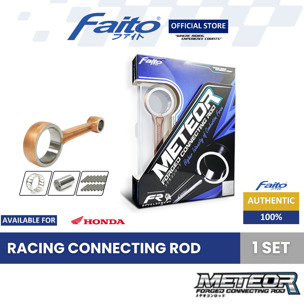 FAITO.OS METEOR Forged Connecting Rod ConRod Set for HONDA Models ...