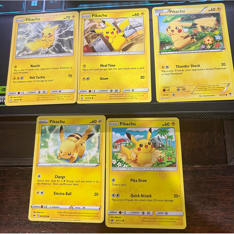 Pokemon Tcg - Pikachu cards | Shopee Malaysia