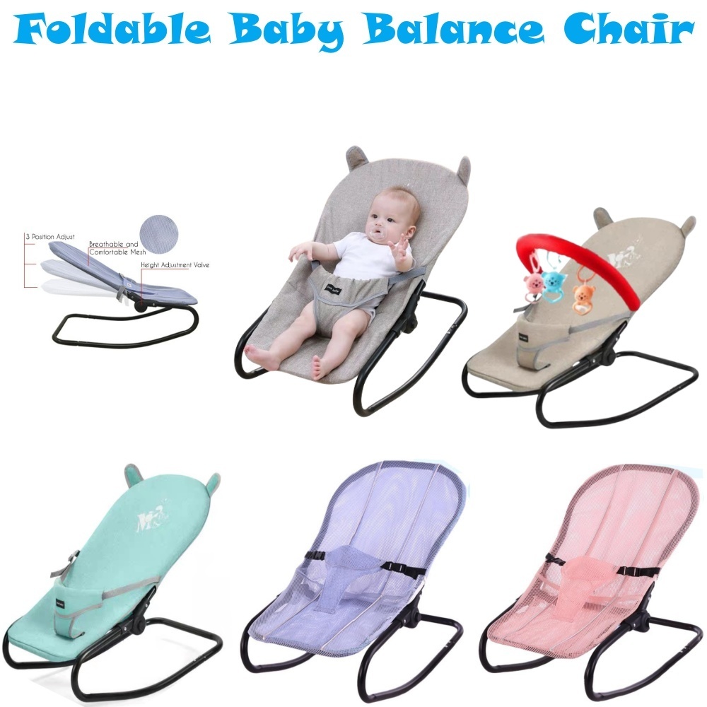 Ready Stock FOLDABLE Baby Balance Chair adjustable baby Rocker Bouncer ...