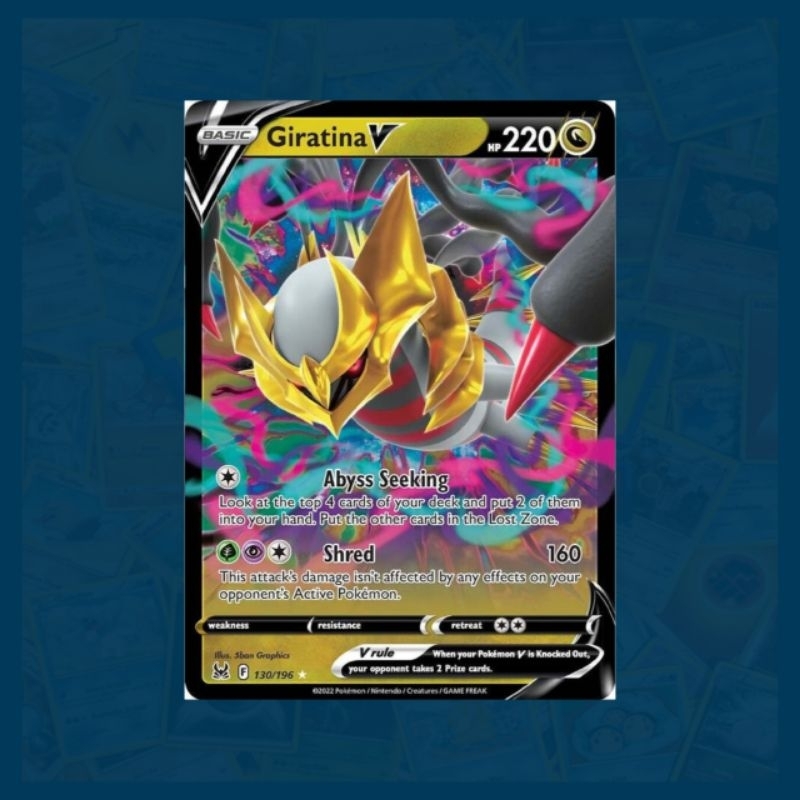 Giratina V (130/196) Ultra Rare | Lost Origin | Pokemon TCG Card ...