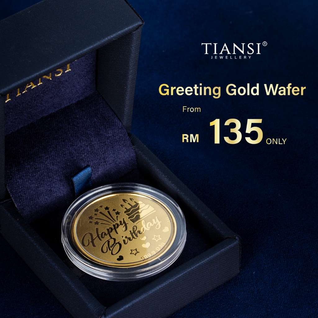 TIANSI 999 (24K) Fine Gold Birthday Gift Goldbar | Gold bar Emas 999 ...