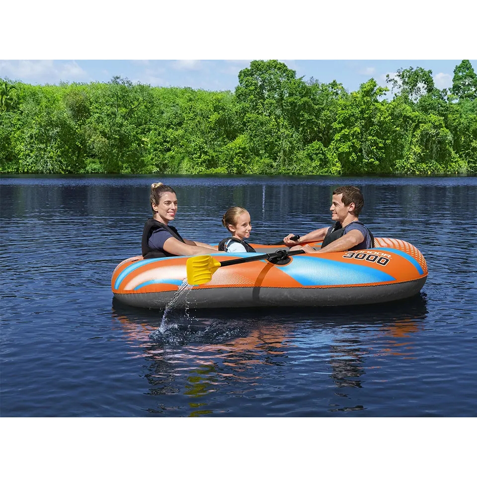 BESTWAY KONDOR RAFT SET 61142 / 61146 Inflatable Double Kayak Canoe ...