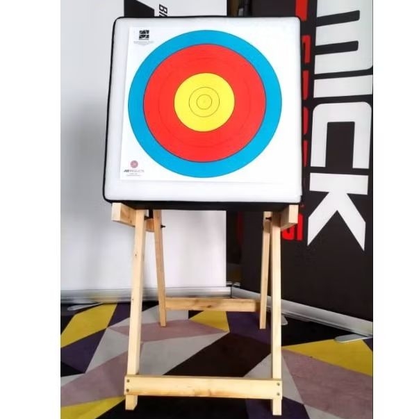ARCHERY PE FOAM TARGET BUTT 50CM X 50CM X 15CM COMPLETE WITH ARCHERY ...