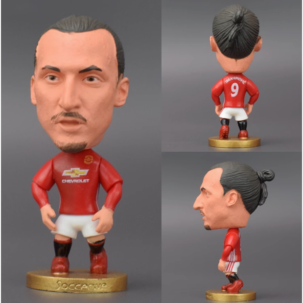 Figur aksi klasik Soccerwe Manchester United Players Original