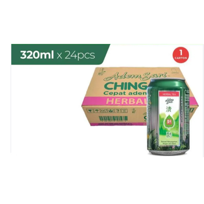 ADEM SARI Tin/Can - Herbal Tea / Sparkling / Lemon Tea - 320ml x 24 pcs ...
