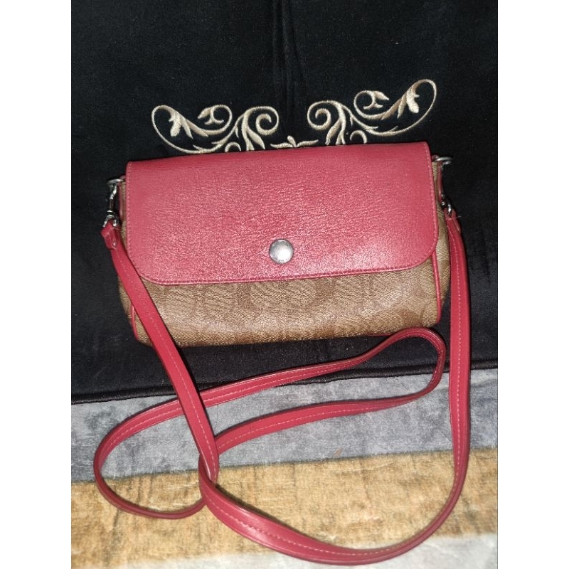 Branded Bundle Leather Sling Bag Shopee Malaysia