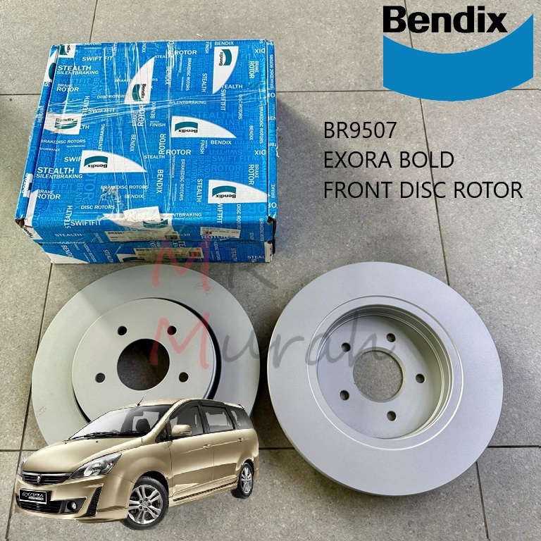 Bendix BR9507 Front Disc Rotor Proton Exora Bold Turbo (depan) SET 2pc ...
