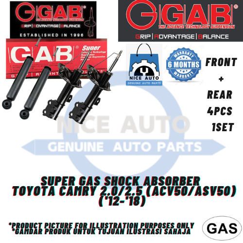 TOYOTA CAMRY 2.0/2.5 (ACV50/ASV50) ('12-'18) (FRONT 2PCS OR REAR 2PCS ...