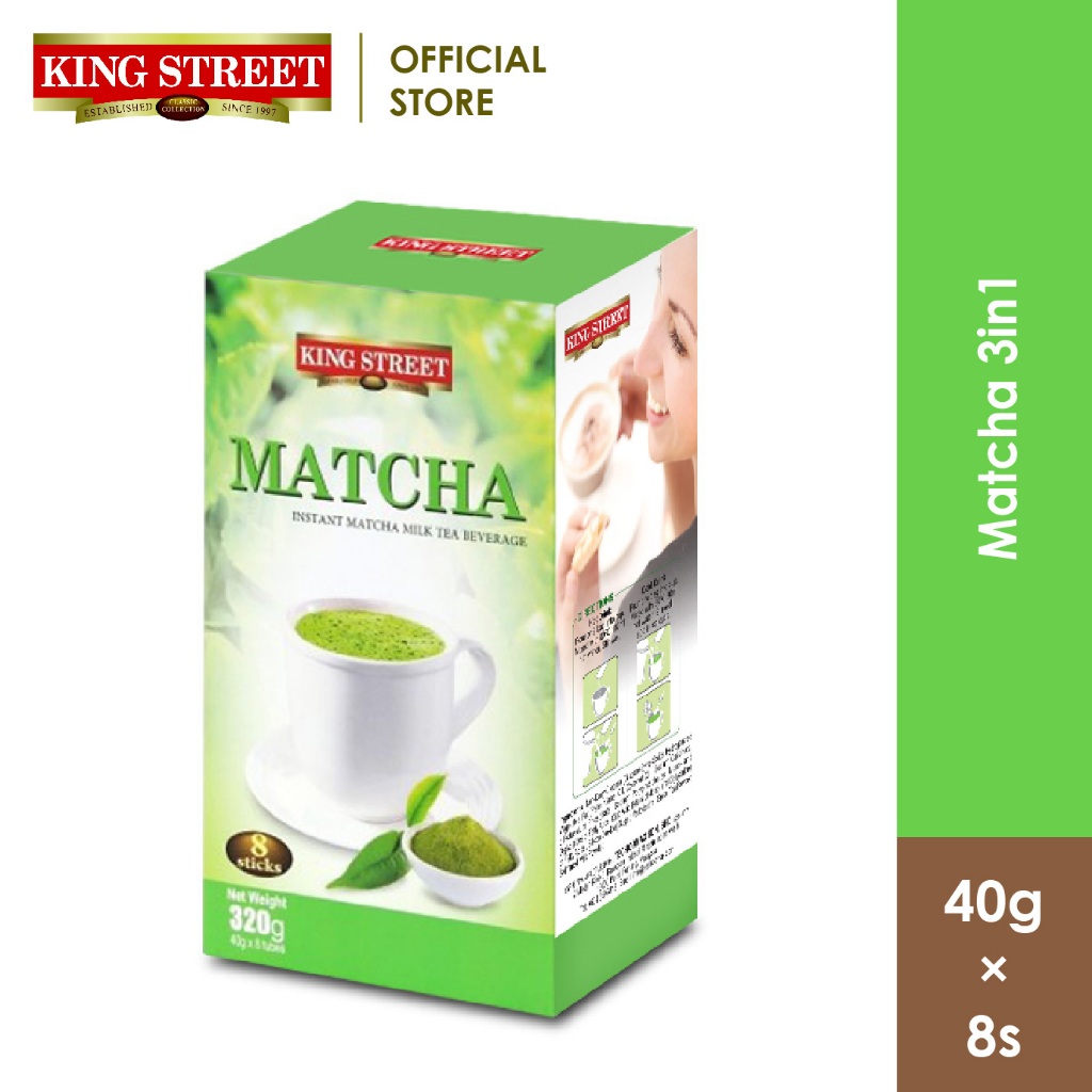 KING STREET Matcha 3in1 (8s x 40g) | Shopee Malaysia