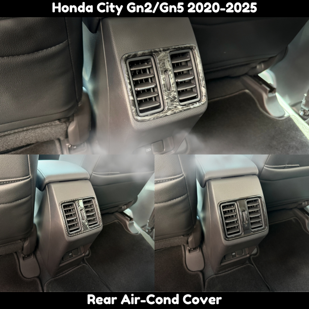 Honda City Gn2/Gn5 2020-2025 Forged Carbon Trim&Glossy Black Rear ...