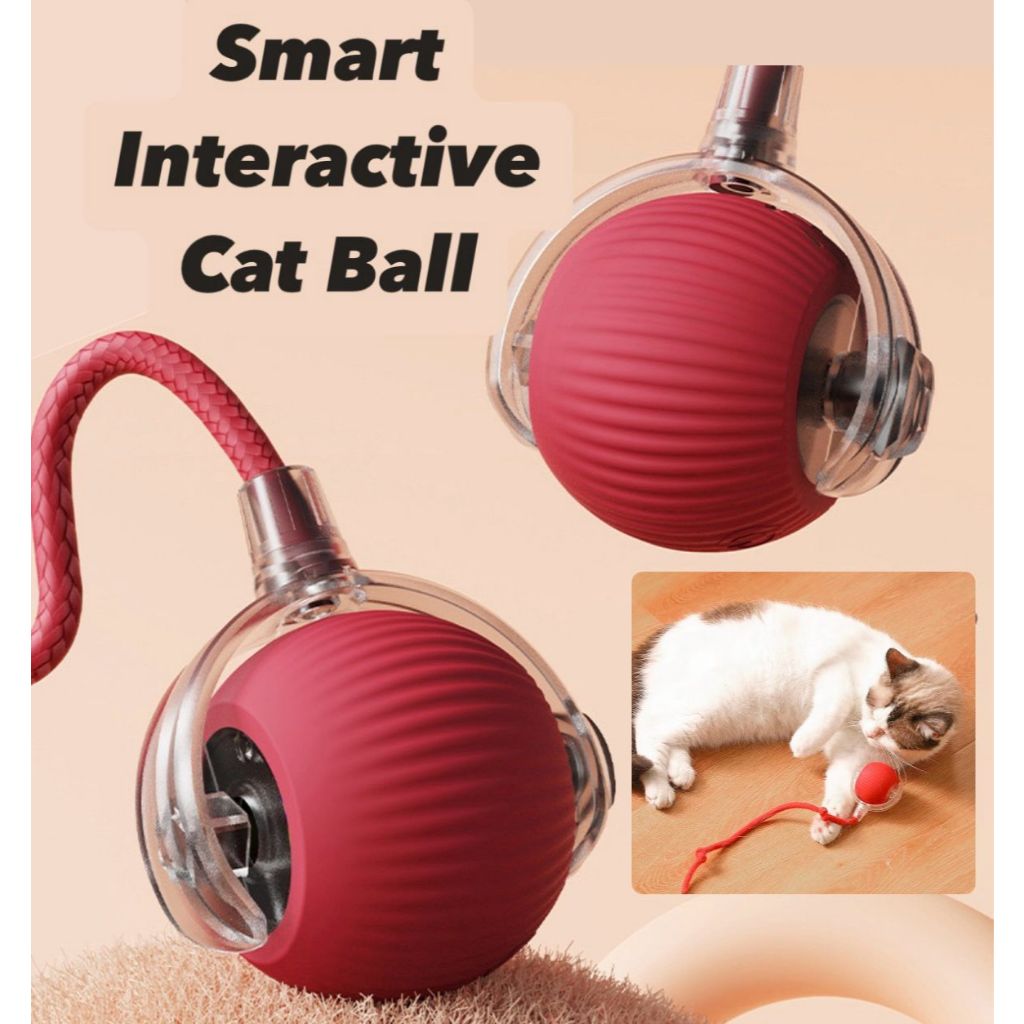 Smart Electric Interactive Rolling Balls for Cats and Dogs with USB ...