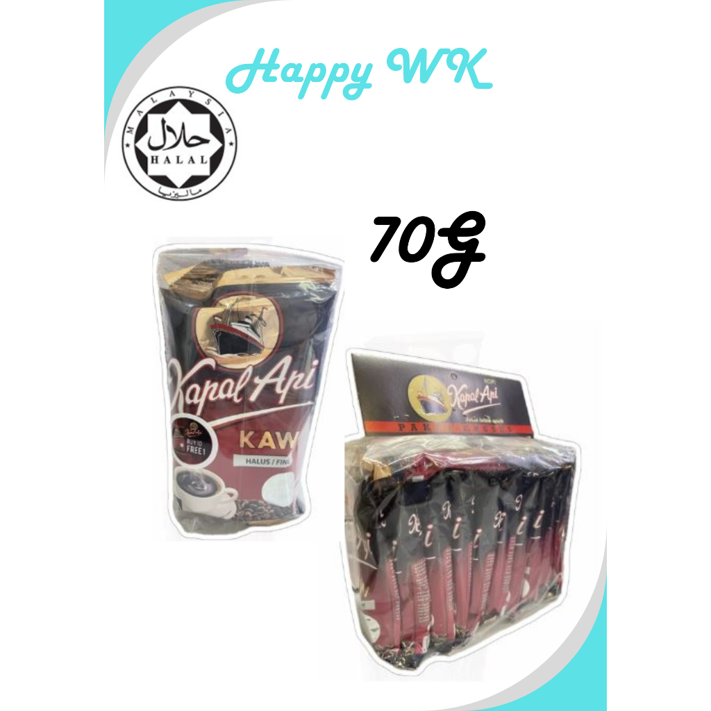 Kopi Kapal Api Halus Kaw Kopi Campuran 70G / 180G | Shopee Malaysia