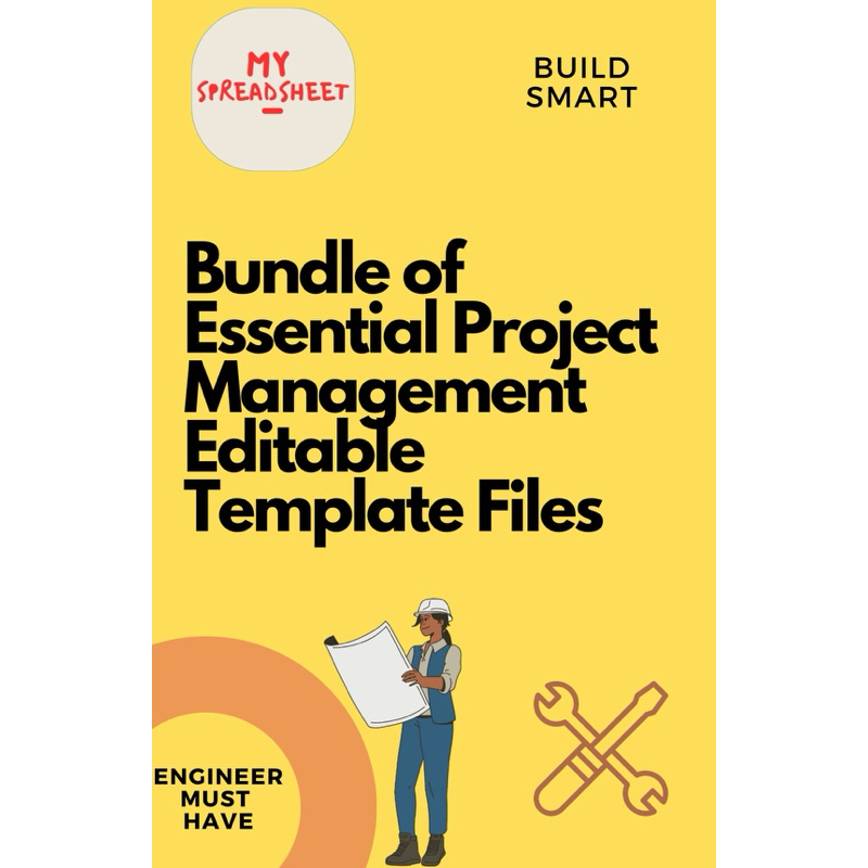 Bundle of Essential Project Management Editable Template Files | Shopee ...