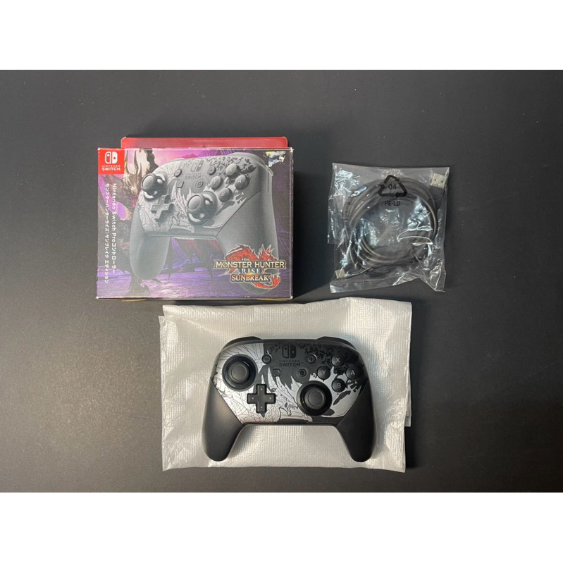 Nintendo Switch Pro Controller Monster Hunter Rise Sunbreak Edition ...