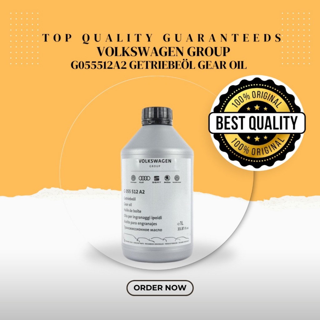 Genuine Volkswagen Transmission Oil G-055-512-A2 – 1 Liter
