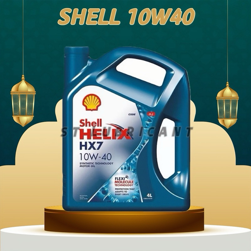 Shell Synthetic Engine Oil 10W40 4L For Honda , Toyota , Proton ...