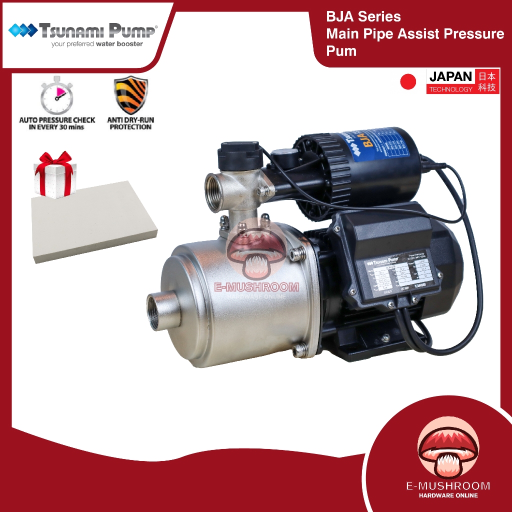 Tsunami Pump BJA Series Main Pipe Assist Pressure Pump Model BJA-250 ...