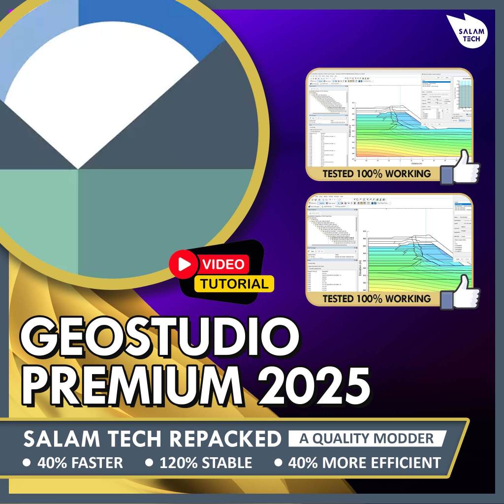 GEO-SLOPE GeoStudio 2025⚡ LIFETIME PREMIUM ⚡ LIFETIME ACTIVATED ⚡ GOOD ...