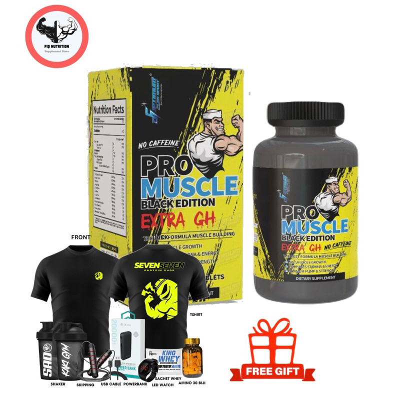 Pro Muscle Extra gH 60 Tablet Membersar Otot, Meningkat Tenaga & Urat ...