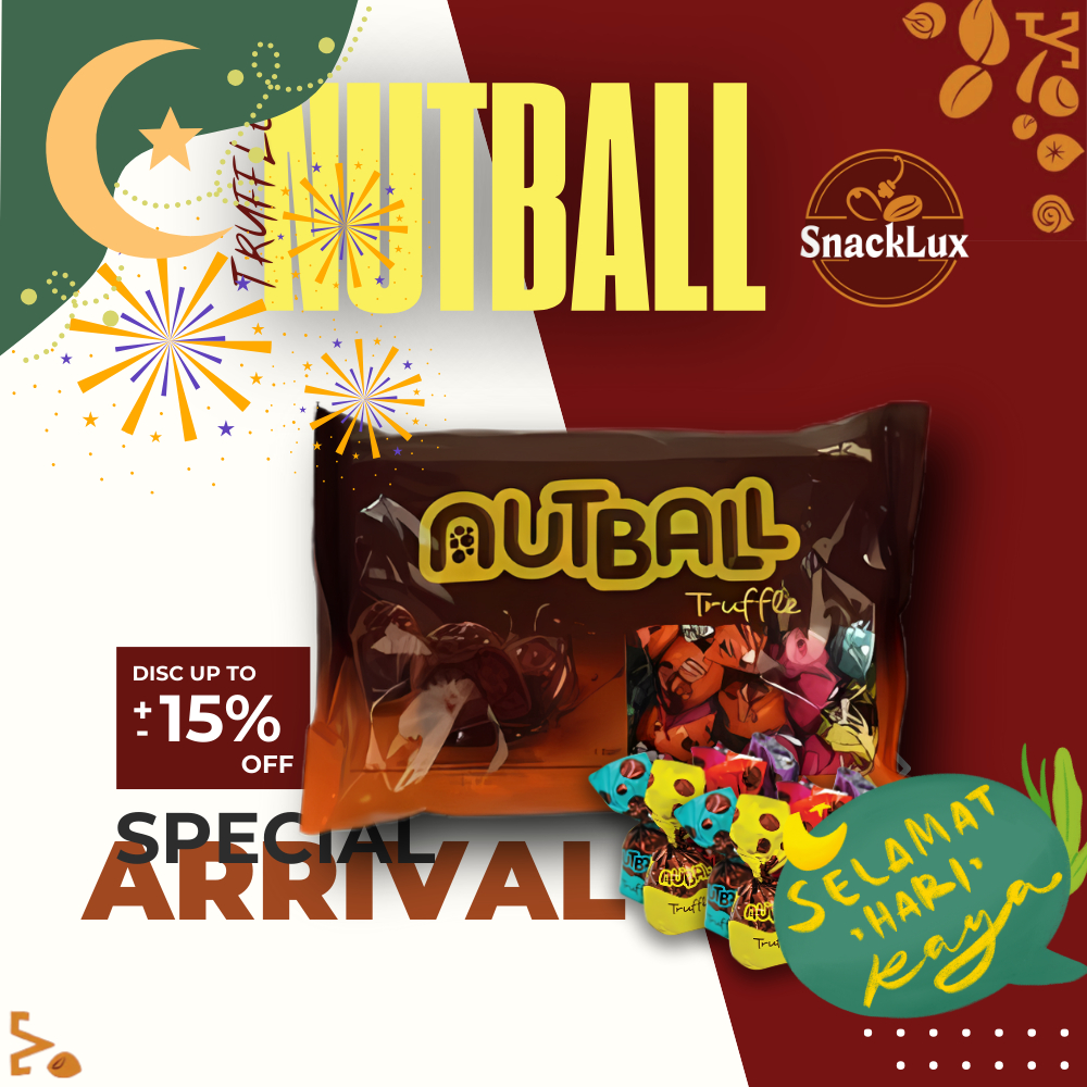 Nutball Truffle Hazelnut Chocolate, RAYA DEAL!!(Coklat) Snacks - (250g ...