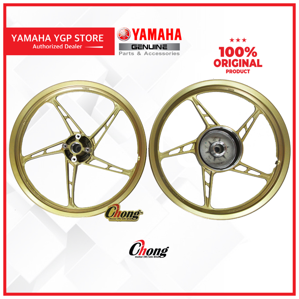 Yamaha LC135 V1-V7 Sport Rim/Cast Wheel (Gold)1.60x17/1.85x17 1S8-F5168 ...