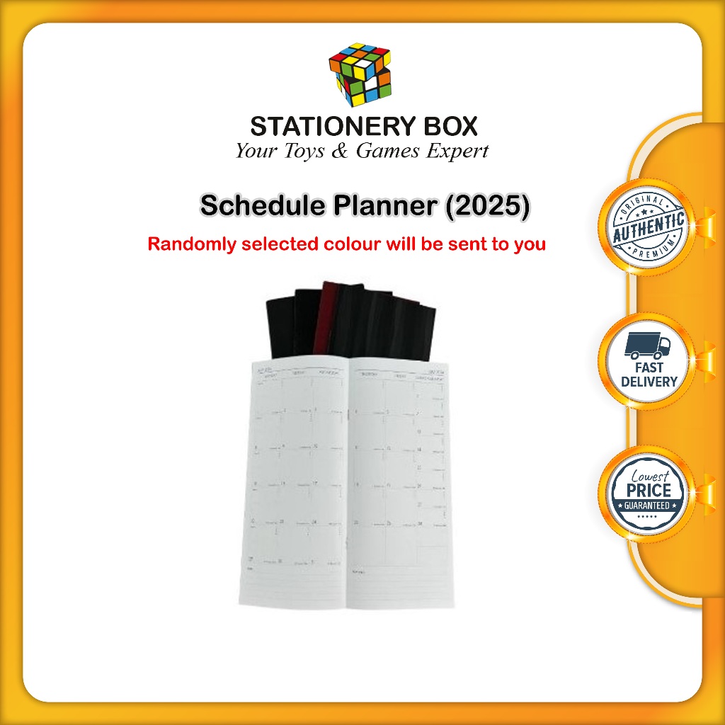 2025 Schedule Planner [READY STOCK] | Shopee Malaysia