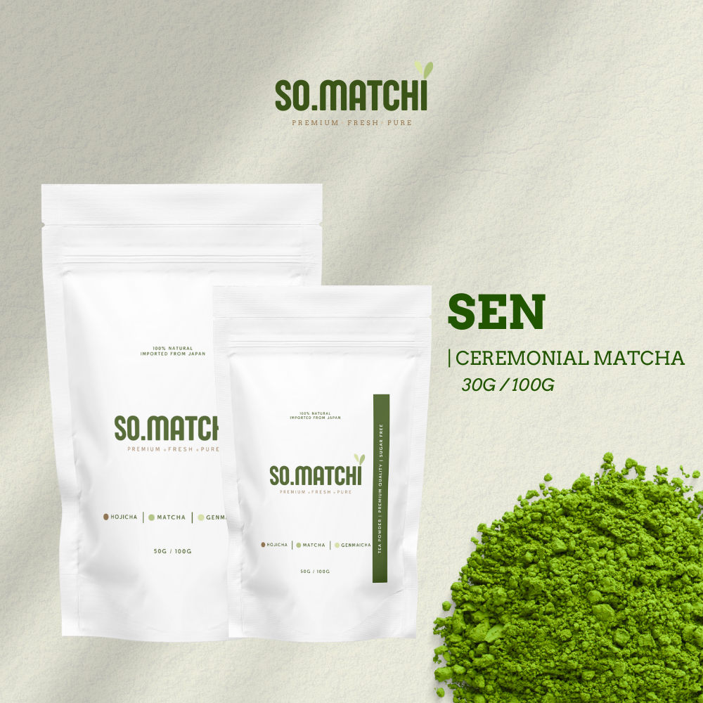 So.Matchi - SEN Ceremonial Matcha Uji Japan 30/100g [Halal Certified ...