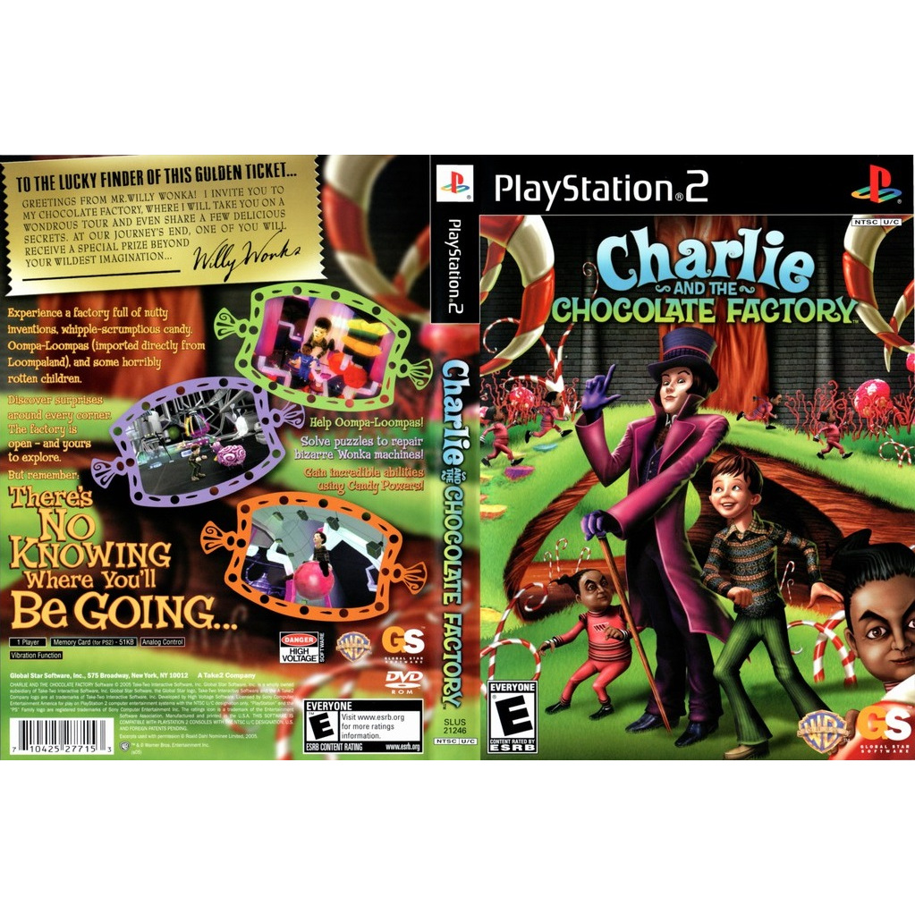 PS2 CD DVD Charlie and the Chocolate Factory | Shopee Malaysia