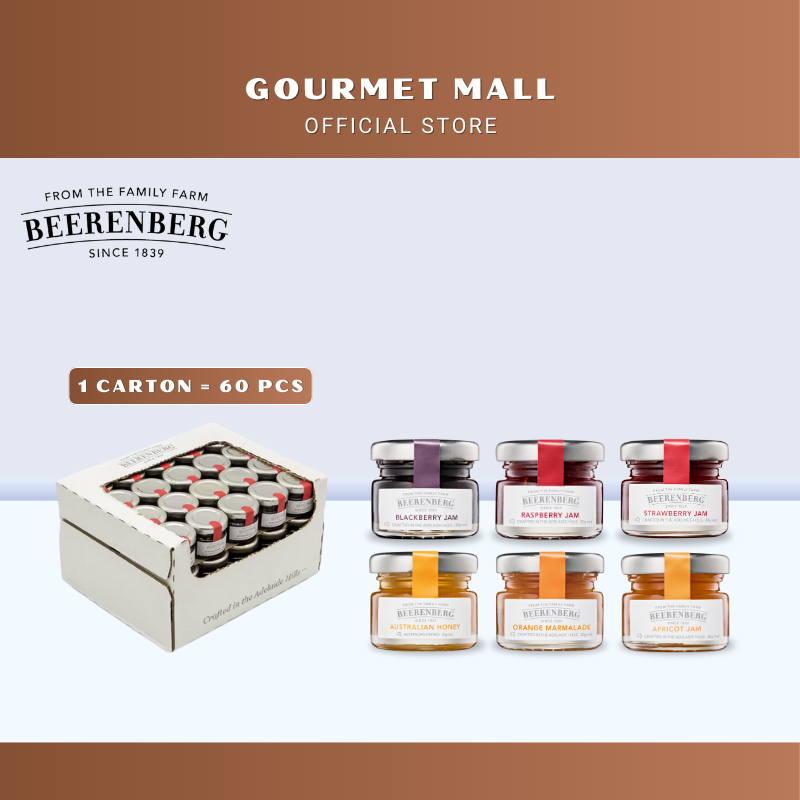 Beerenberg Strawberry Blackberry Raspberry Honey Orange Apricot - 1 ...