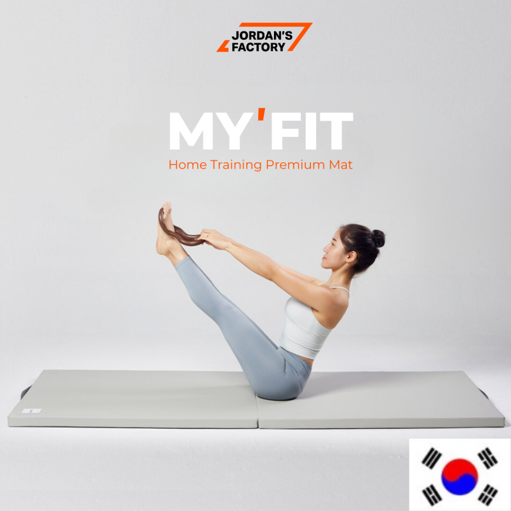 [MY'FIT] Exercise Mat / Pilates Mat / Thick foam Mat / Yoga Mat / Play ...
