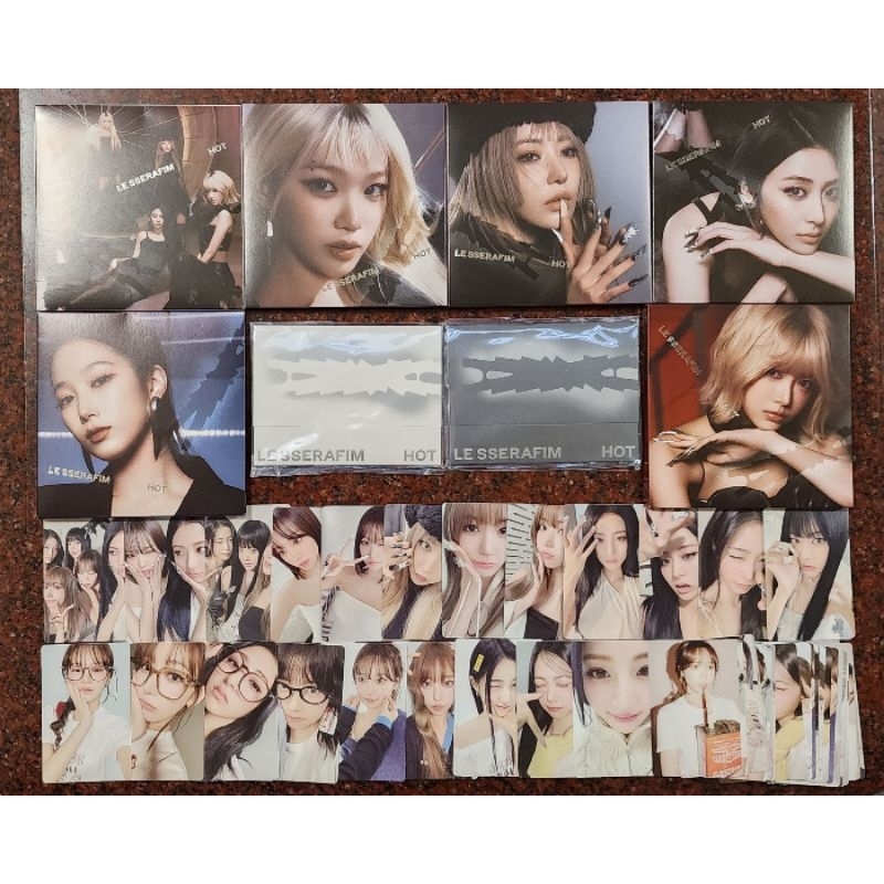 (Unsealed & PC) LE SSERAFIM HOT Compact ver Weverse ver. Album ...
