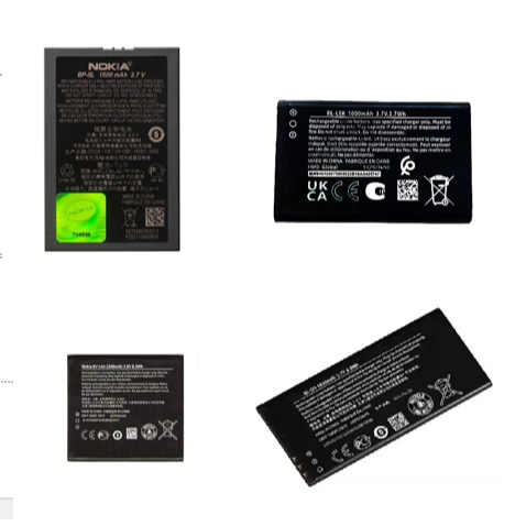 Batteria Nokia BLB-2 Sostitutiva - CellePhone Li-Ion 3,7V - 53x34x8mm 23g
