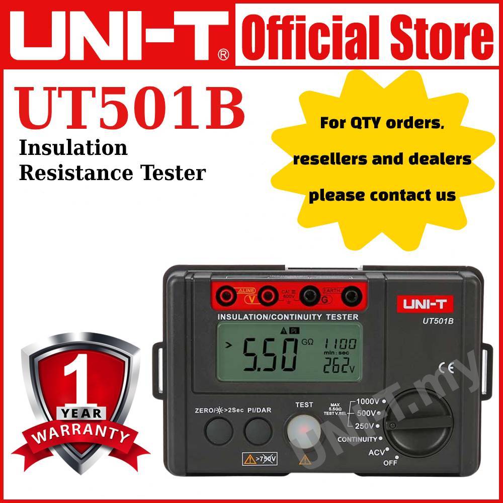 UNI-T UT501B Insulation Resistance Tester | Shopee Malaysia