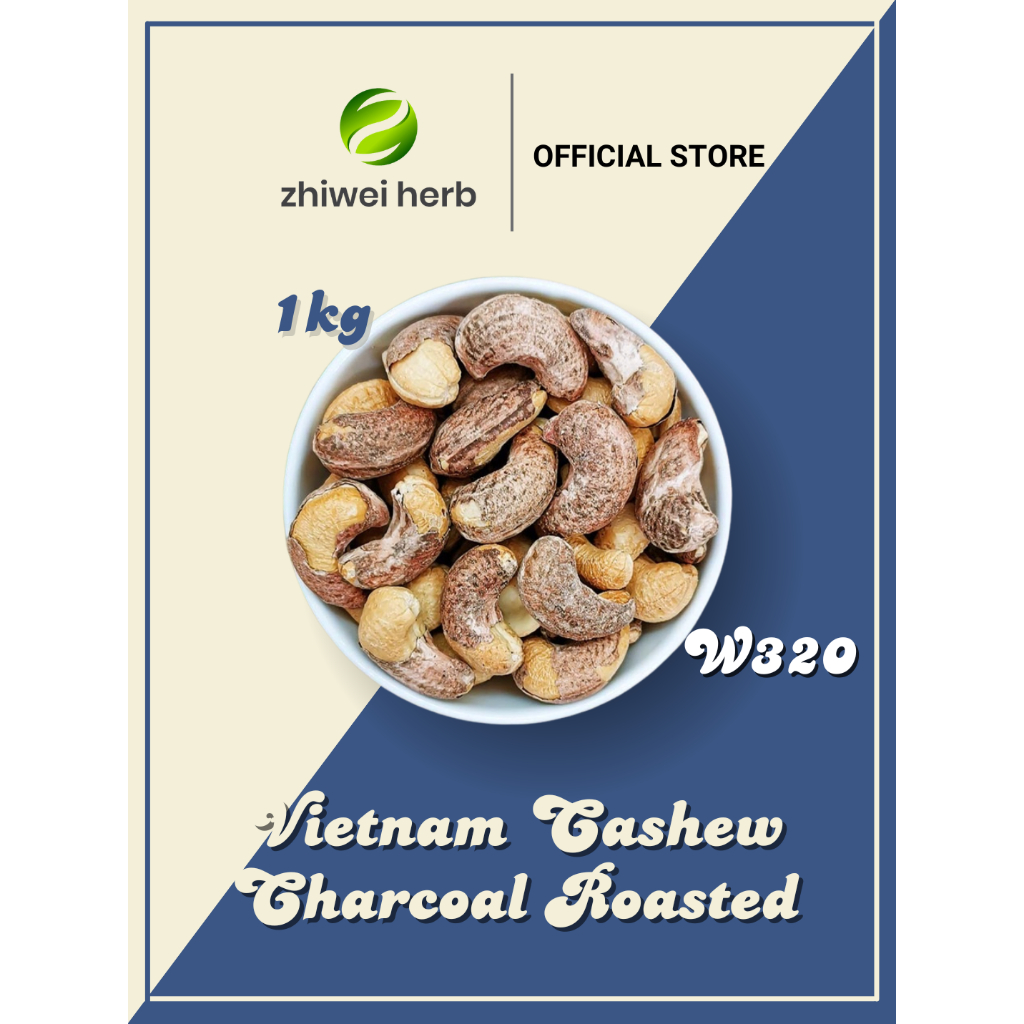 [Vietnam Cashew Nut] 1KG Chottomatte Charcoal Roasted Cashew nut A320 ...