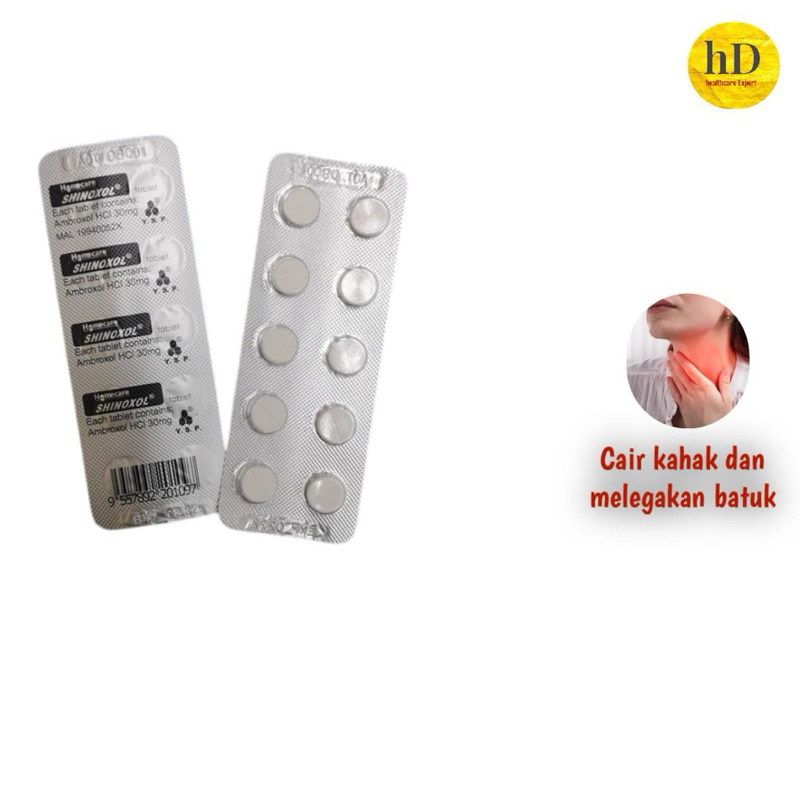 Shinoxol 30mg. Ambroxol tablet Exp 12/2025 | Shopee Malaysia