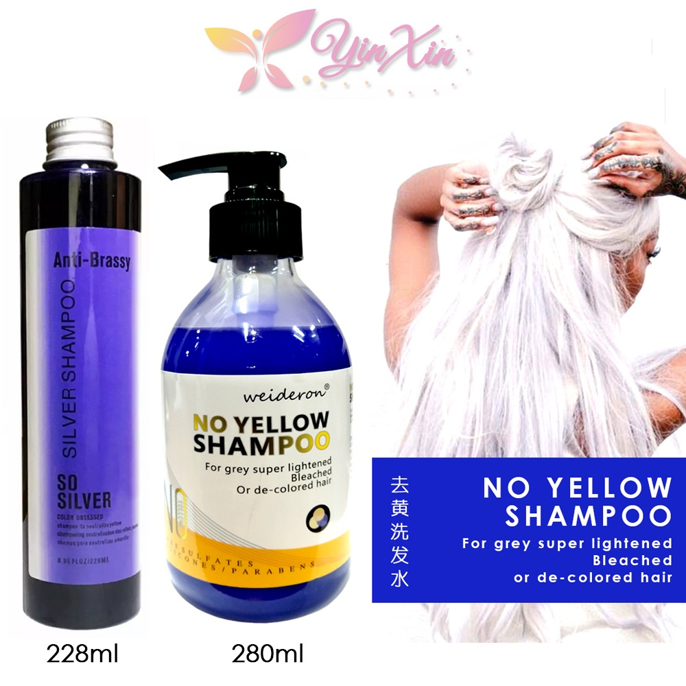 Weideron/ Simu Anti-Brassy Silver/Purple Shampoo /No Yellow Shampoo ...