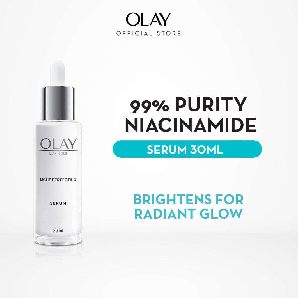 Olay Luminous 99% Purity Niacinamide Light Perfecting Brightening Serum ...