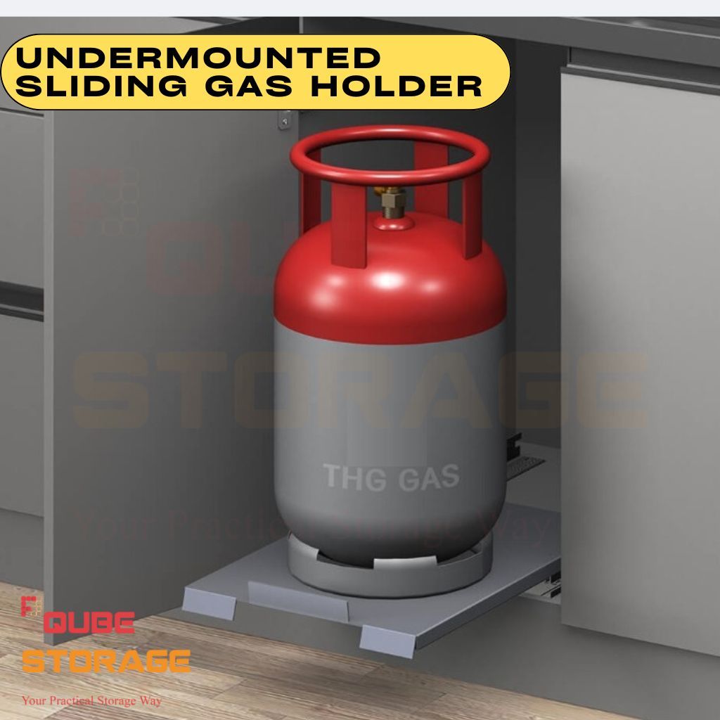 Gas Tank Tray Kitchen Cabinet Gas Cylinder Roller Undermounth Slide ...