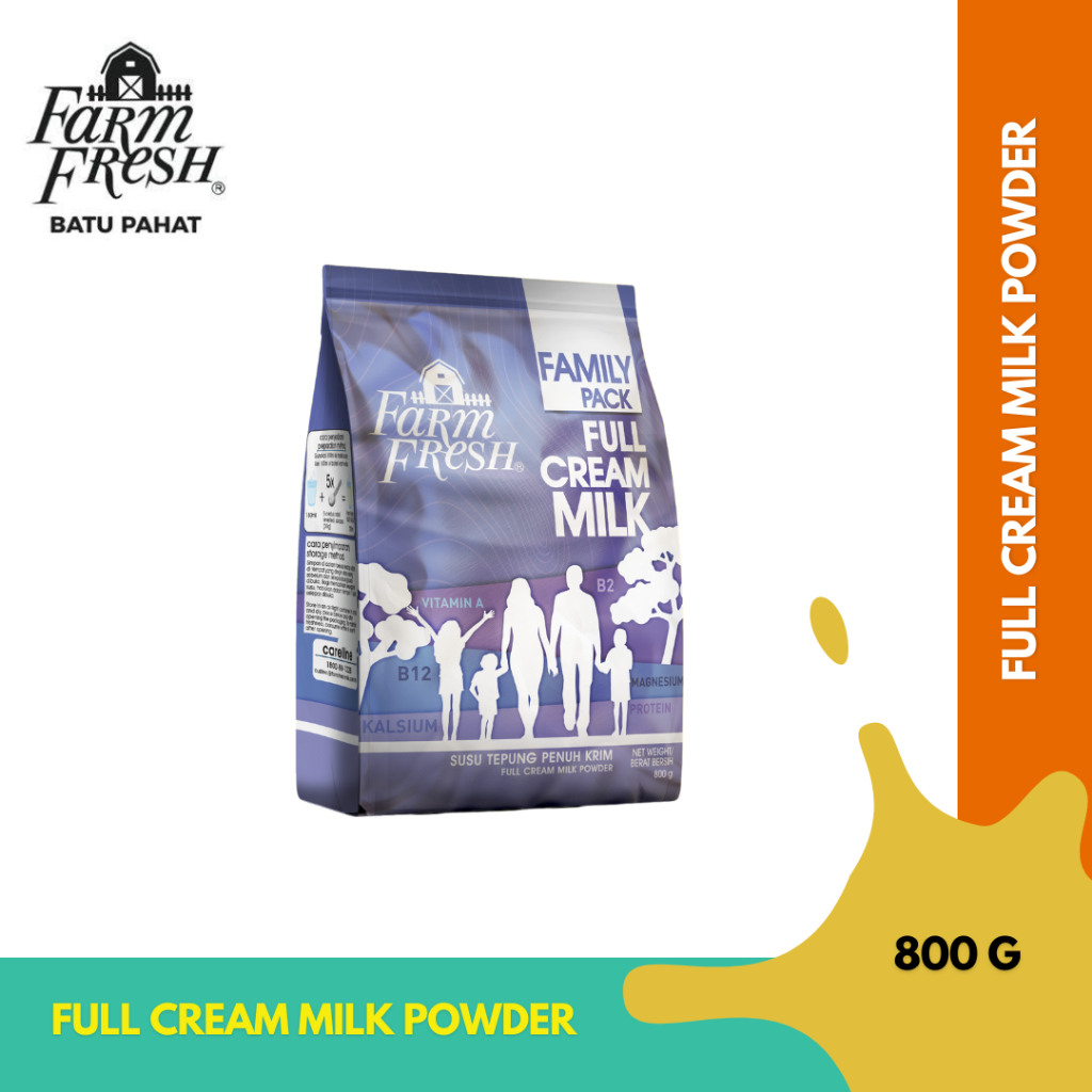 Farm Fresh Full Cream Milk Powder 800g x 1 Pack | Shopee Malaysia