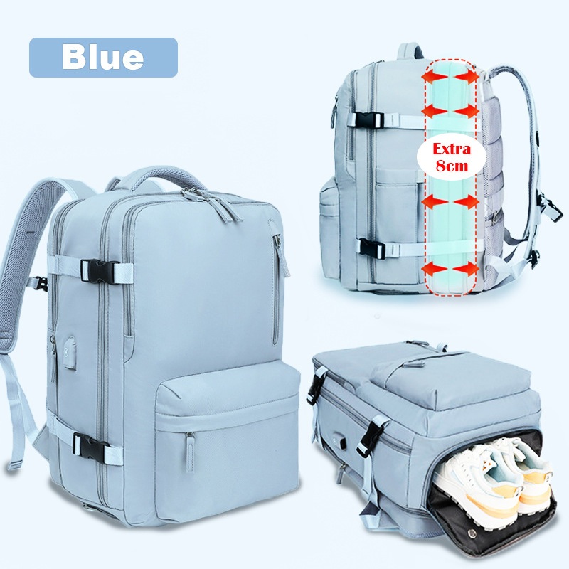 【Ready Stock】larger capacity backpack Laptop bag Multilayer pocket ...