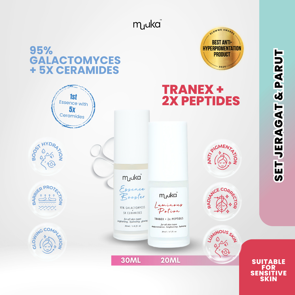 Set Jeragat & Dark Spot | MUUKA Essence Booster 30ML | MUUKA Luminous ...